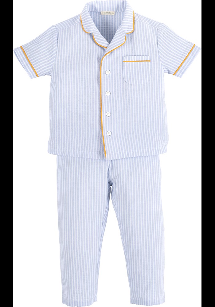 Çizgili Pijama Takimi 17543