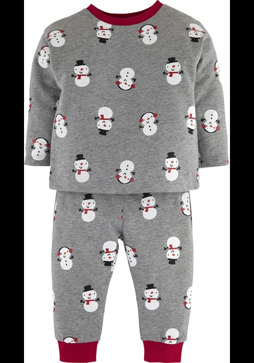 Kardan Adam Baskili Pijama Takim 15899 1