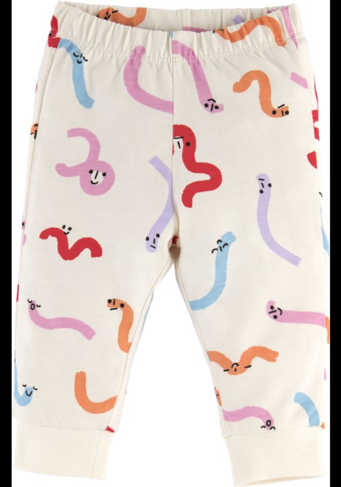 Solucan Baskili Pijama Takim 15909 4