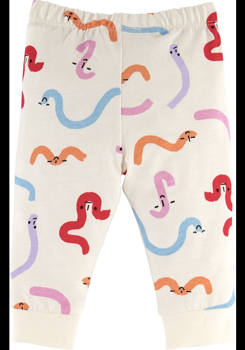 Solucan Baskili Pijama Takim 15909 5