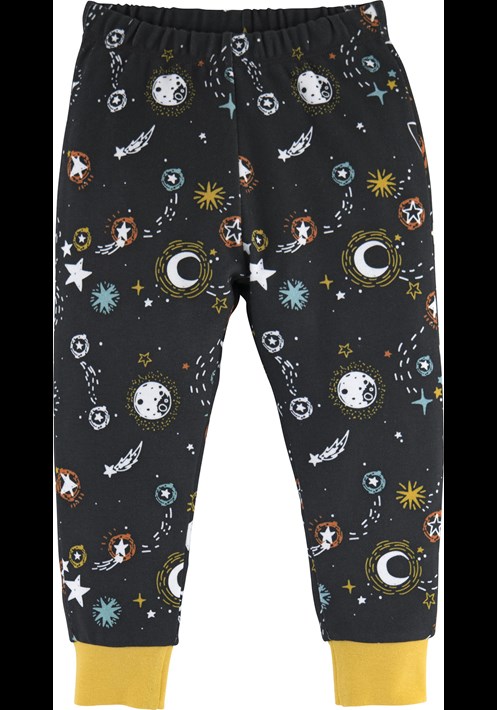 Yazi Baskili Pijama Takimi 15892 5