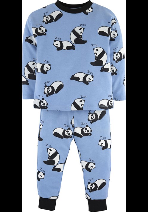 Panda Baskili Pijama Takim 15889 1