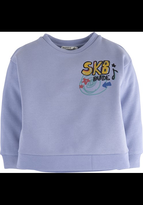 Yazi Baskili Sweatshirt 15802 1