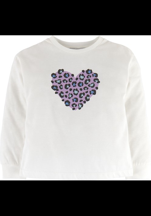 Kalp Baskili Sweatshirt 16222 1