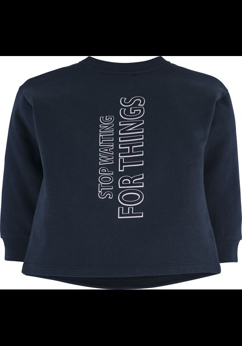 Yazi Baskili Sweatshirt 15975 2