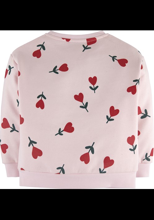 Kalp Baskili Sweatshirt 16028 3