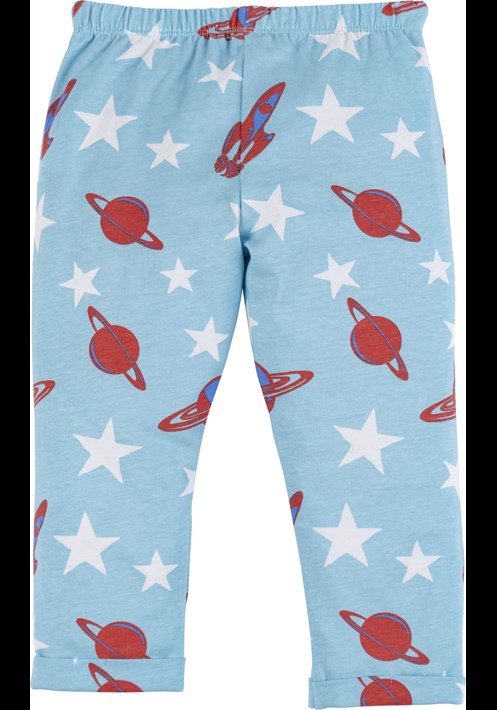 Uzay Baskili Pijama Takim 16619 5