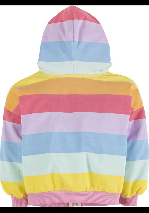 Çizgili Kapsonlu Sweatshirt 16502 2