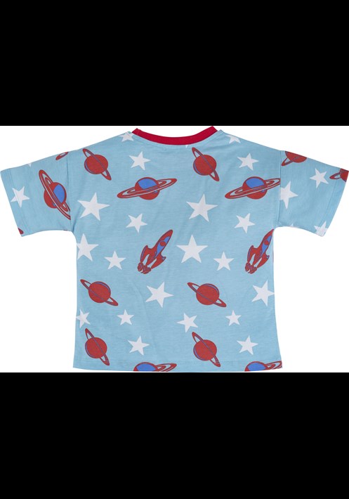 Uzay Baskili Pijama Takim 16592 3