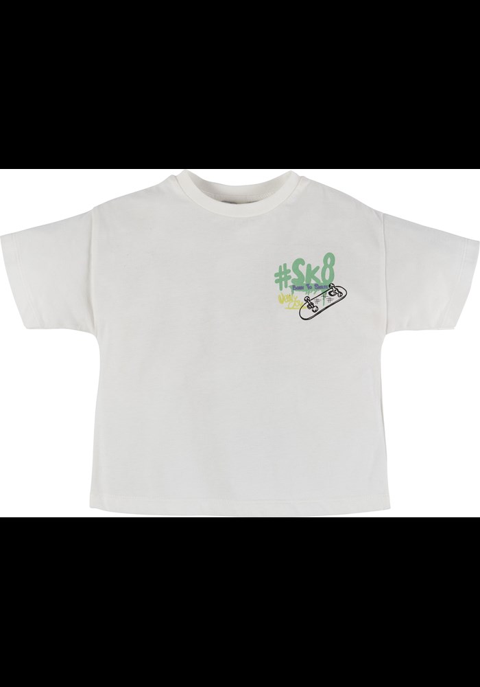 Baski Detayli T-Shirt 16478