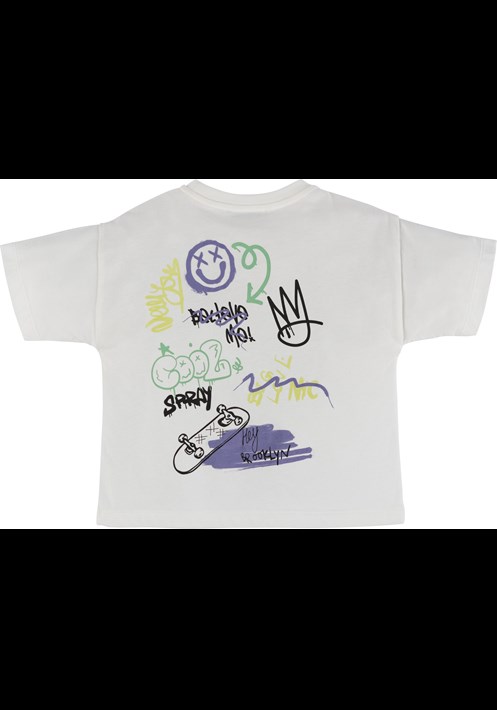 Baski Detayli T-Shirt 16478 2