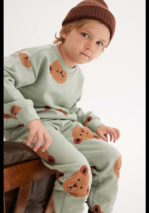 Ayicik Baskili Sweatshirt 17120 2