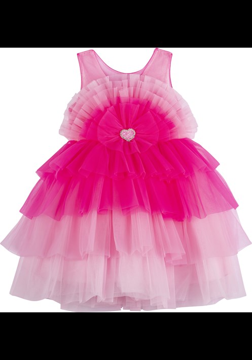 232718B Pembe Elbise 2