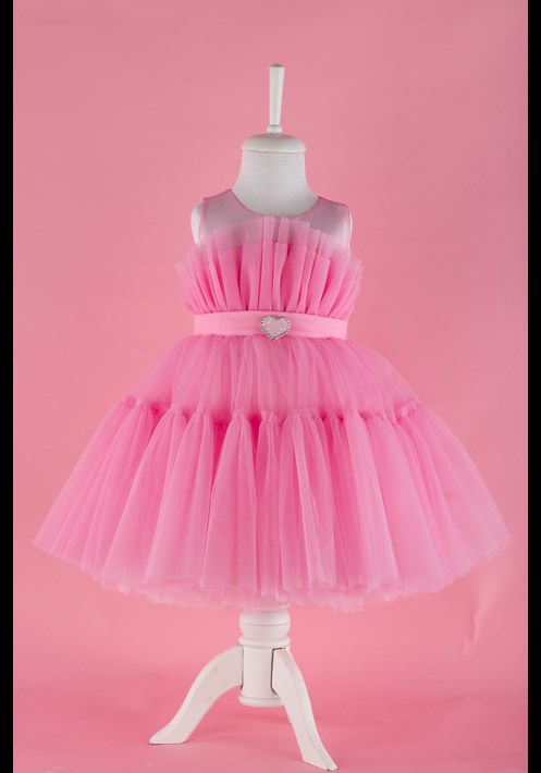 232220B Pembe Elbise 1