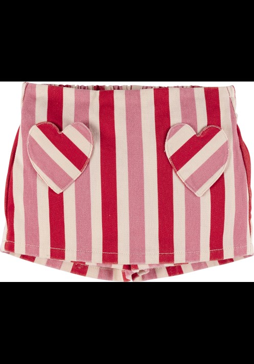 Çizgili Sort Etek 19059 1