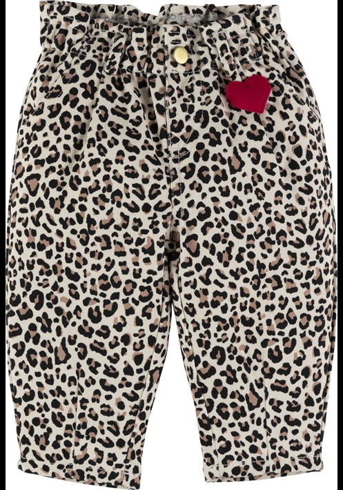 Leopar Saç Bantli Pantolon 19528 2