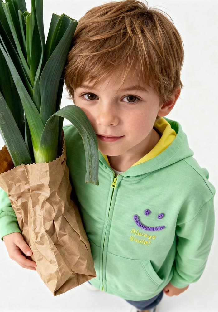 Nakisli Kapüsonlu Sweatshirt 40024